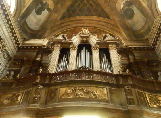 What's an old Catholic cathedral without a giant organ?